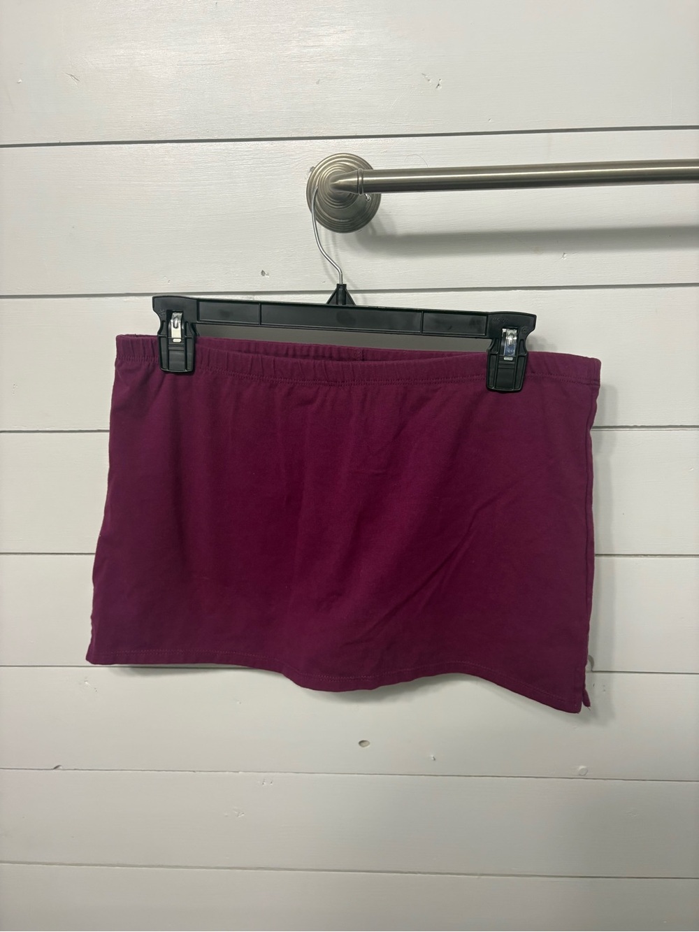 Urban Outfitters Stretch Mini Skirt in Magenta